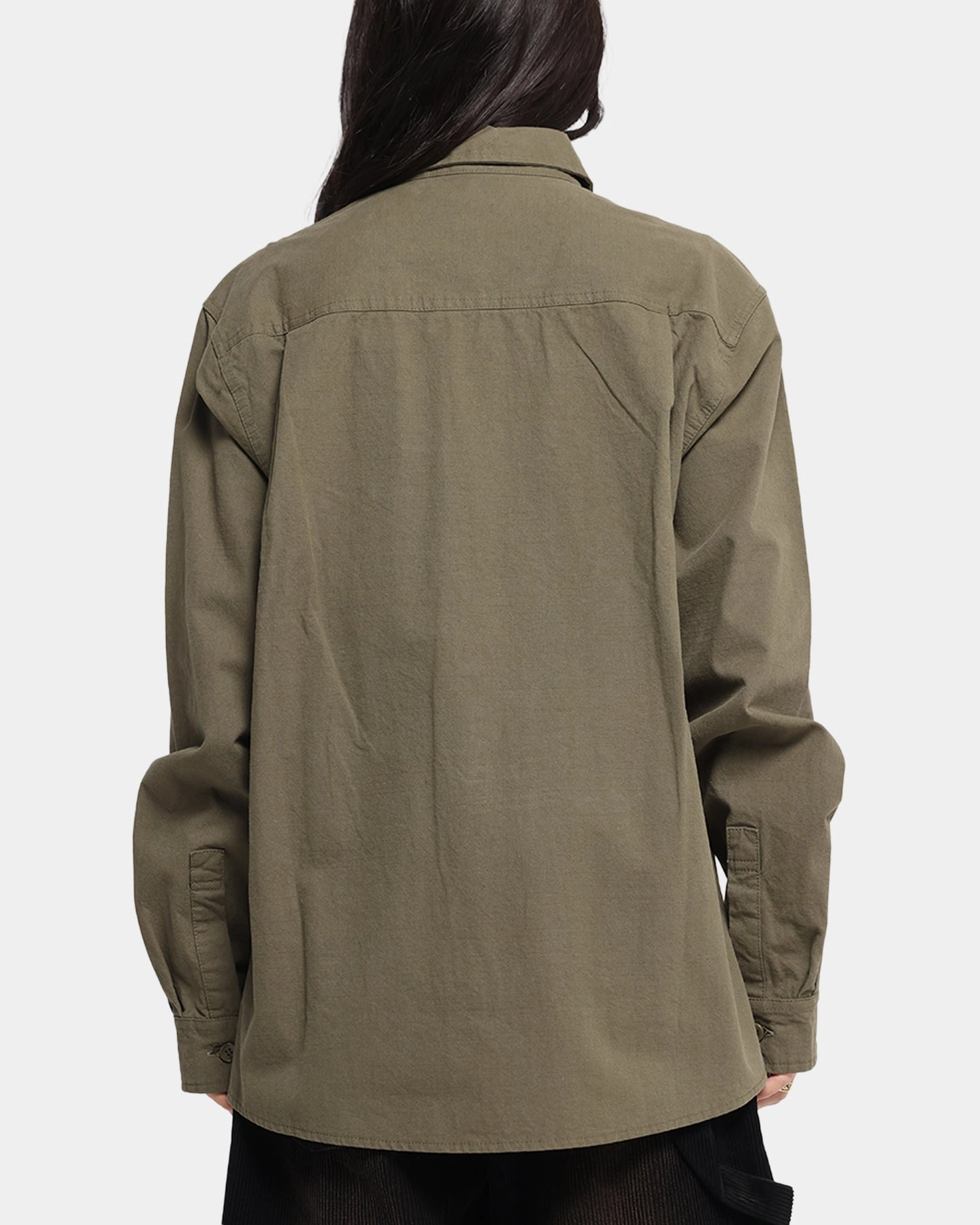 TaglessCollar Moisture Wicking Material XXIII Slub Overshirt Khaki