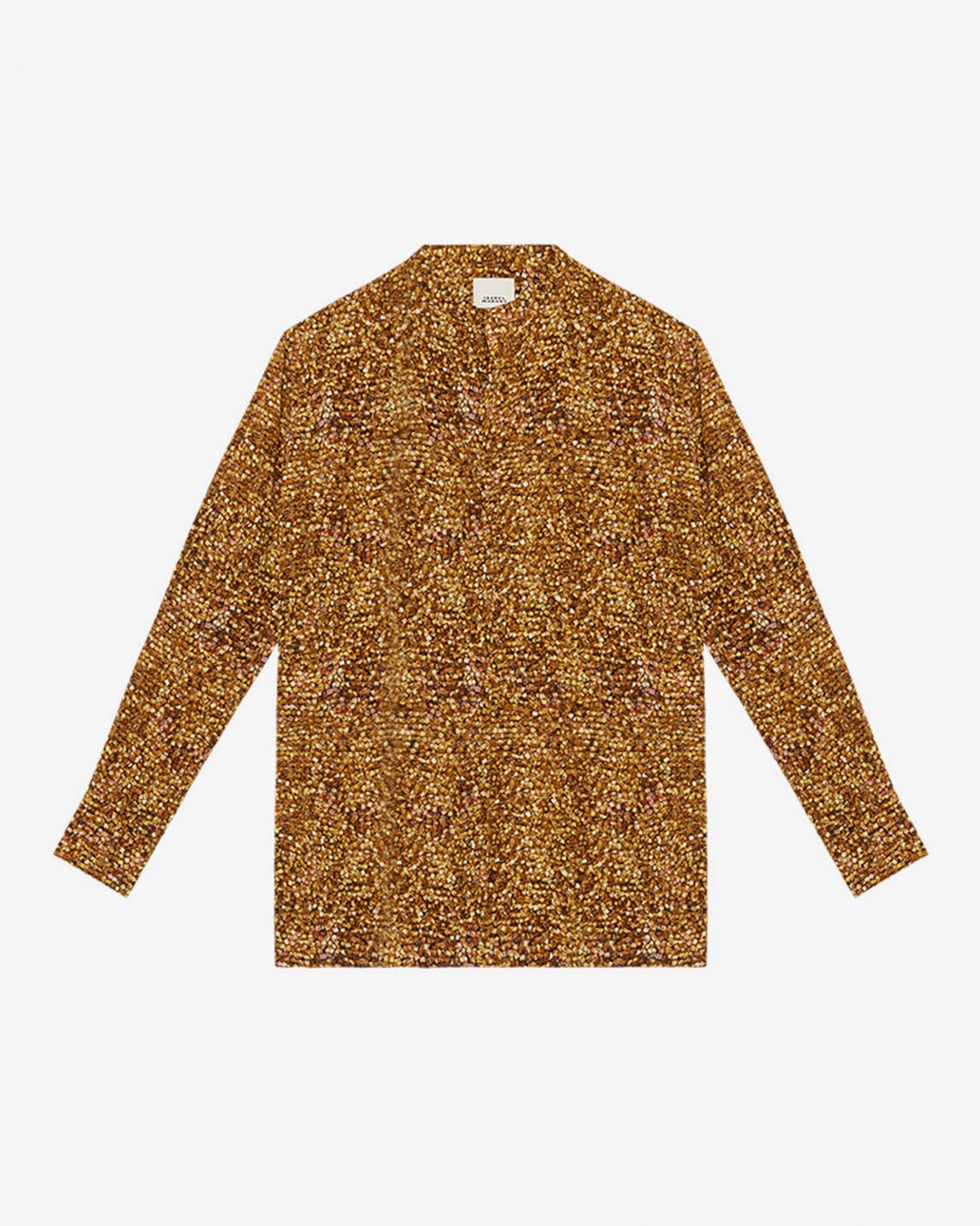 Tailored Silhouette Double Stitched Hems SIMA BLOUSE