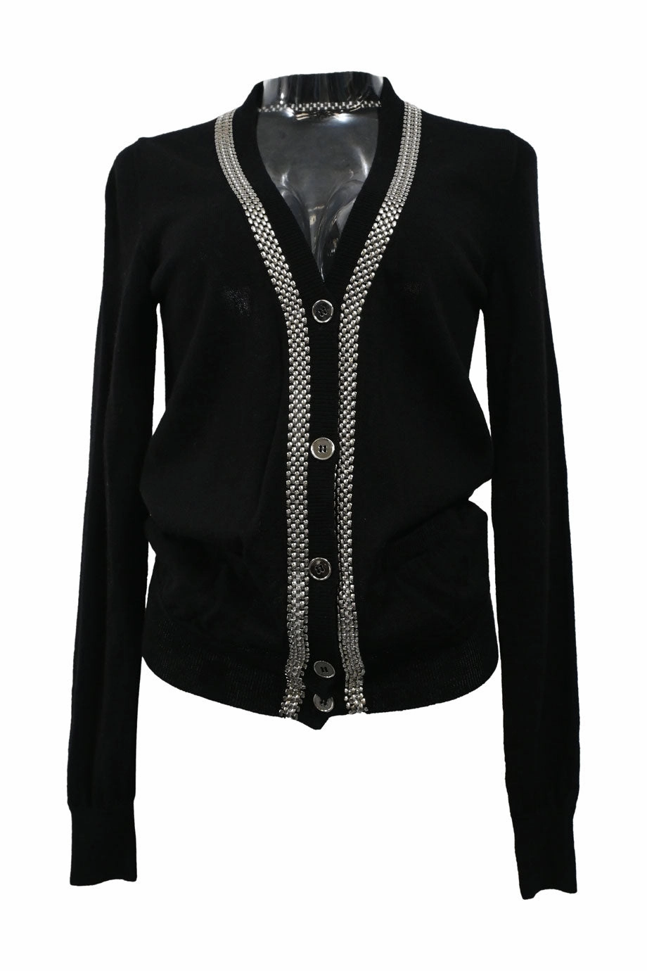 [WW46605] Dolce & Gabbana | Cardigan Double Layered Fabric High Density Weave