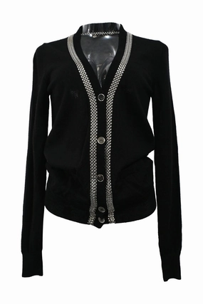 [WW46605] Dolce & Gabbana | Cardigan Double Layered Fabric High Density Weave