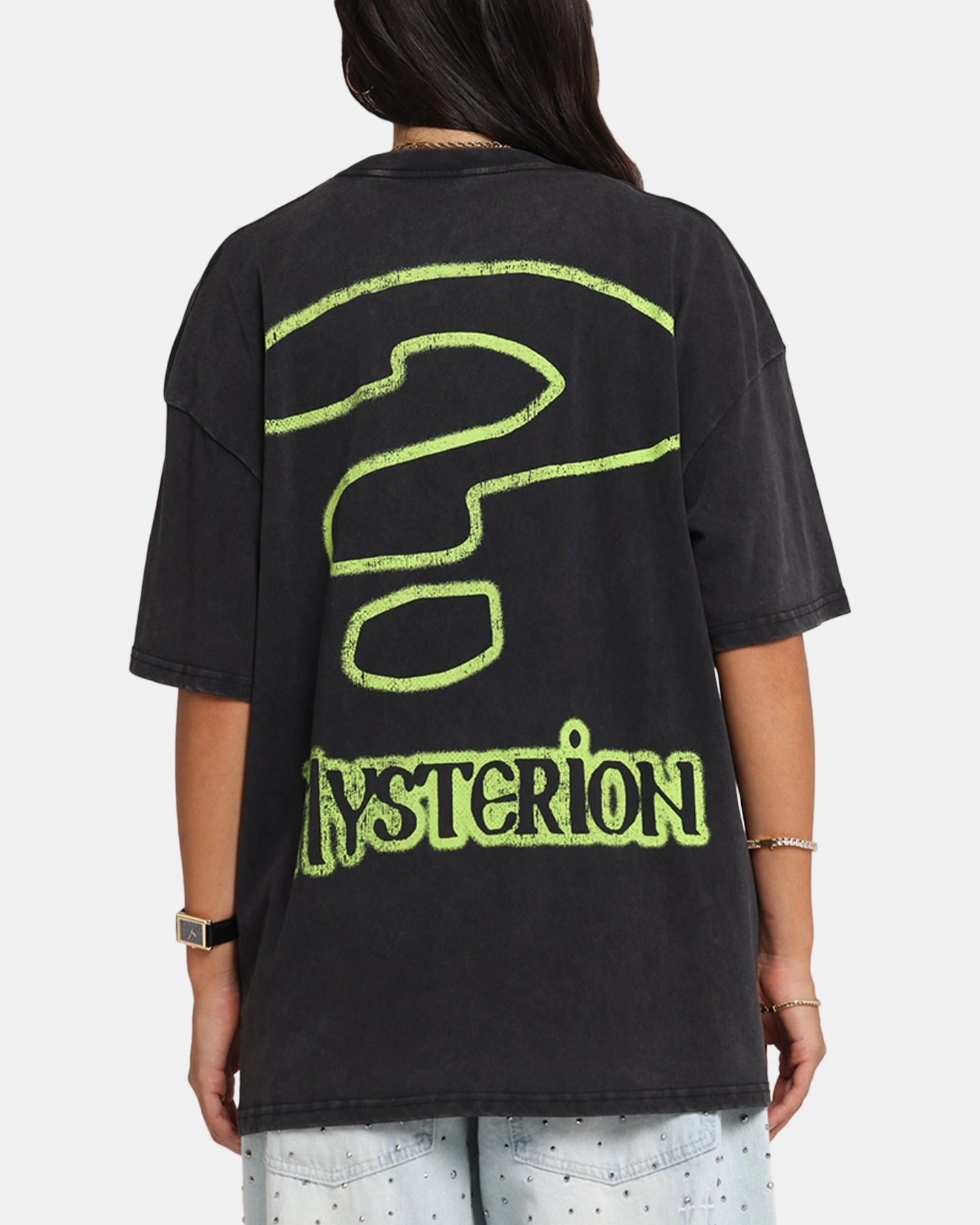 SeamlessDesign 73 Studio X South Park Mysterion Vintage T-Shirt Black Acidwash