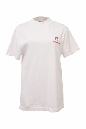 [WW41396] Marine Serre | T-shirt ContrastPlacket