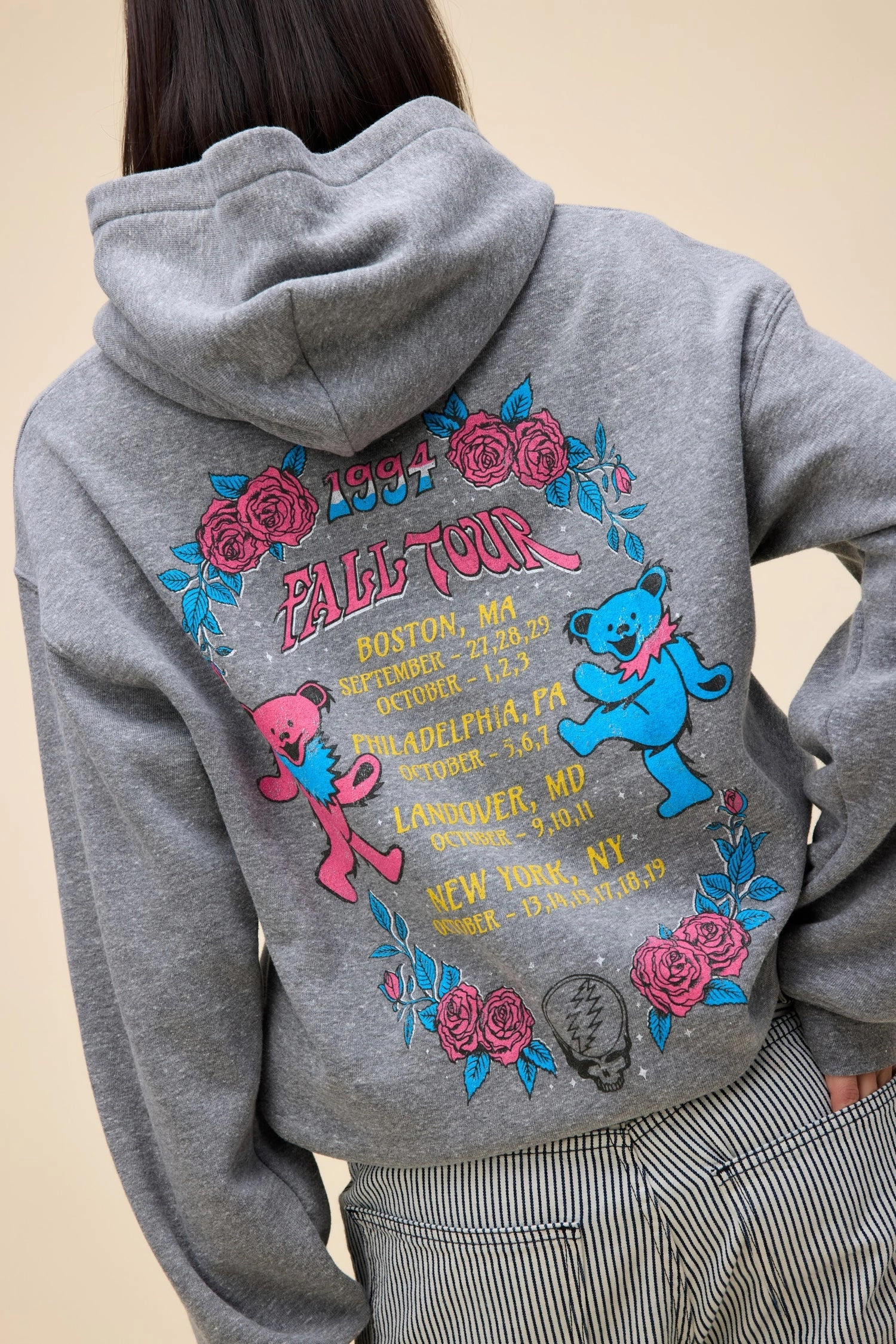 Grateful Dead Fall Tour '94 BF Hoodie Oversized Fit HypoallergenicMaterial