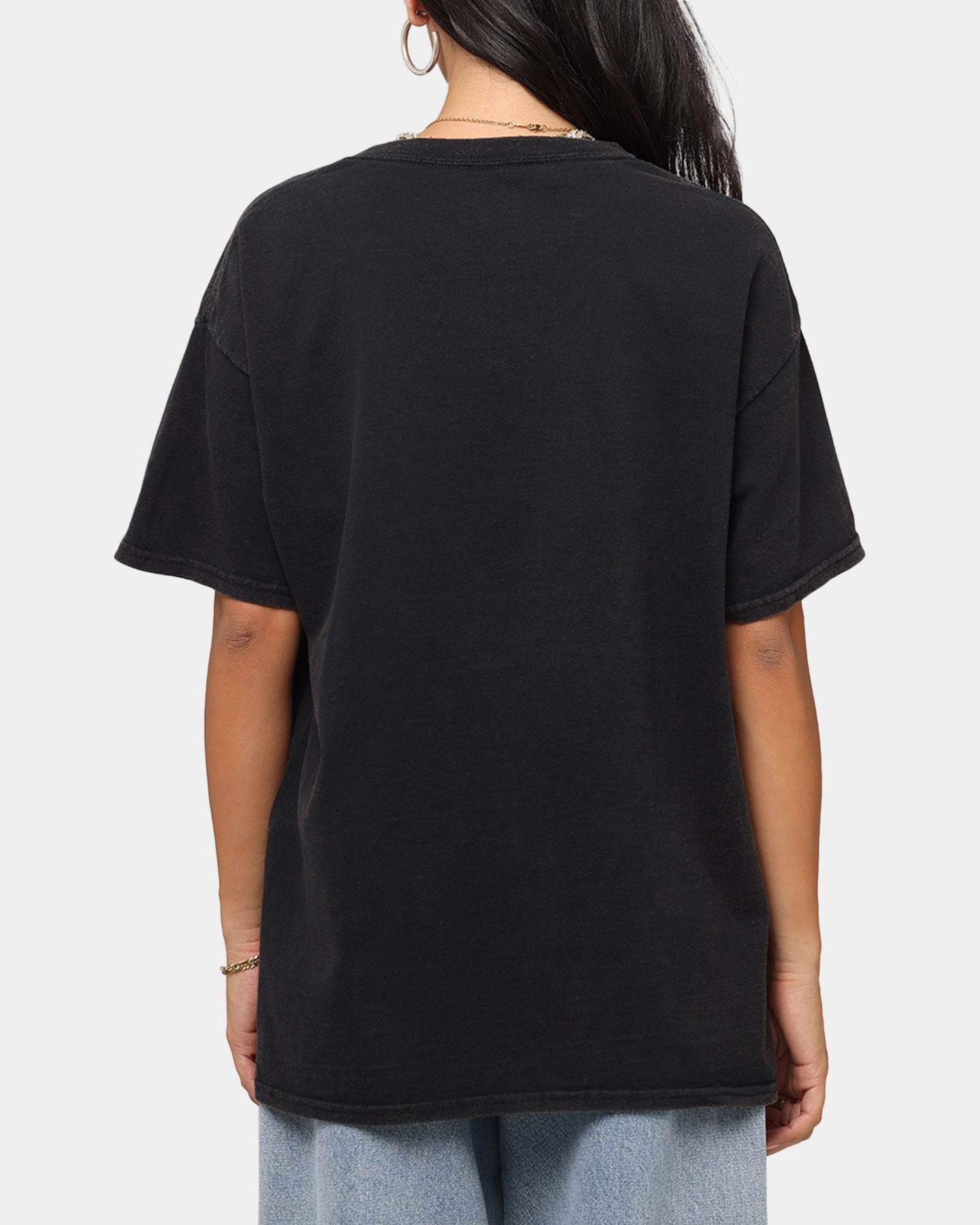 RaglanSleeve Poppy Poppy T-Shirt Black Vintage