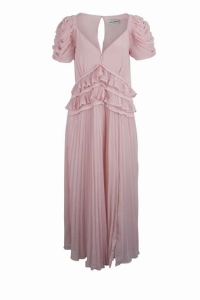 Applique-Detail Soft Wear [WW10354] Self-Portrait | Maxi Dress