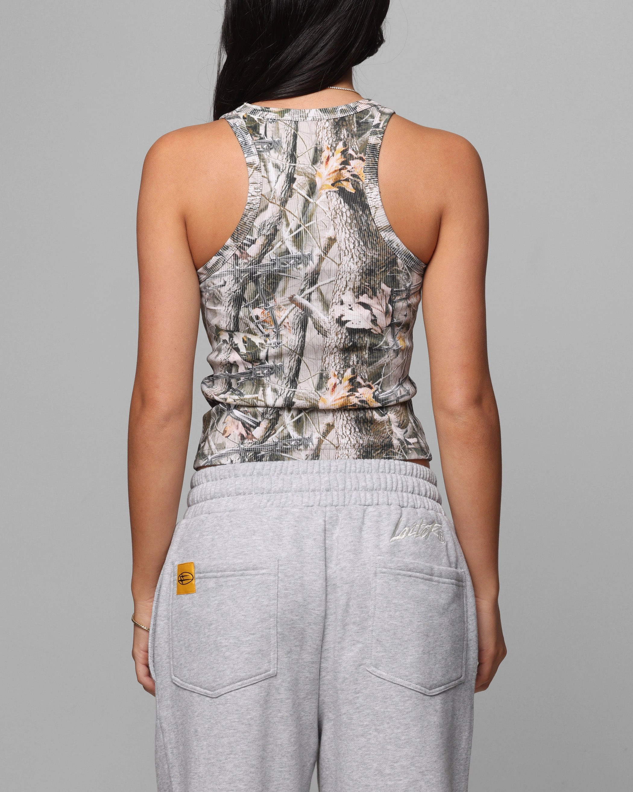 Loiter Women's Cowboy Tank Real Tree Camo Vintage Hoodie Quick-Dry