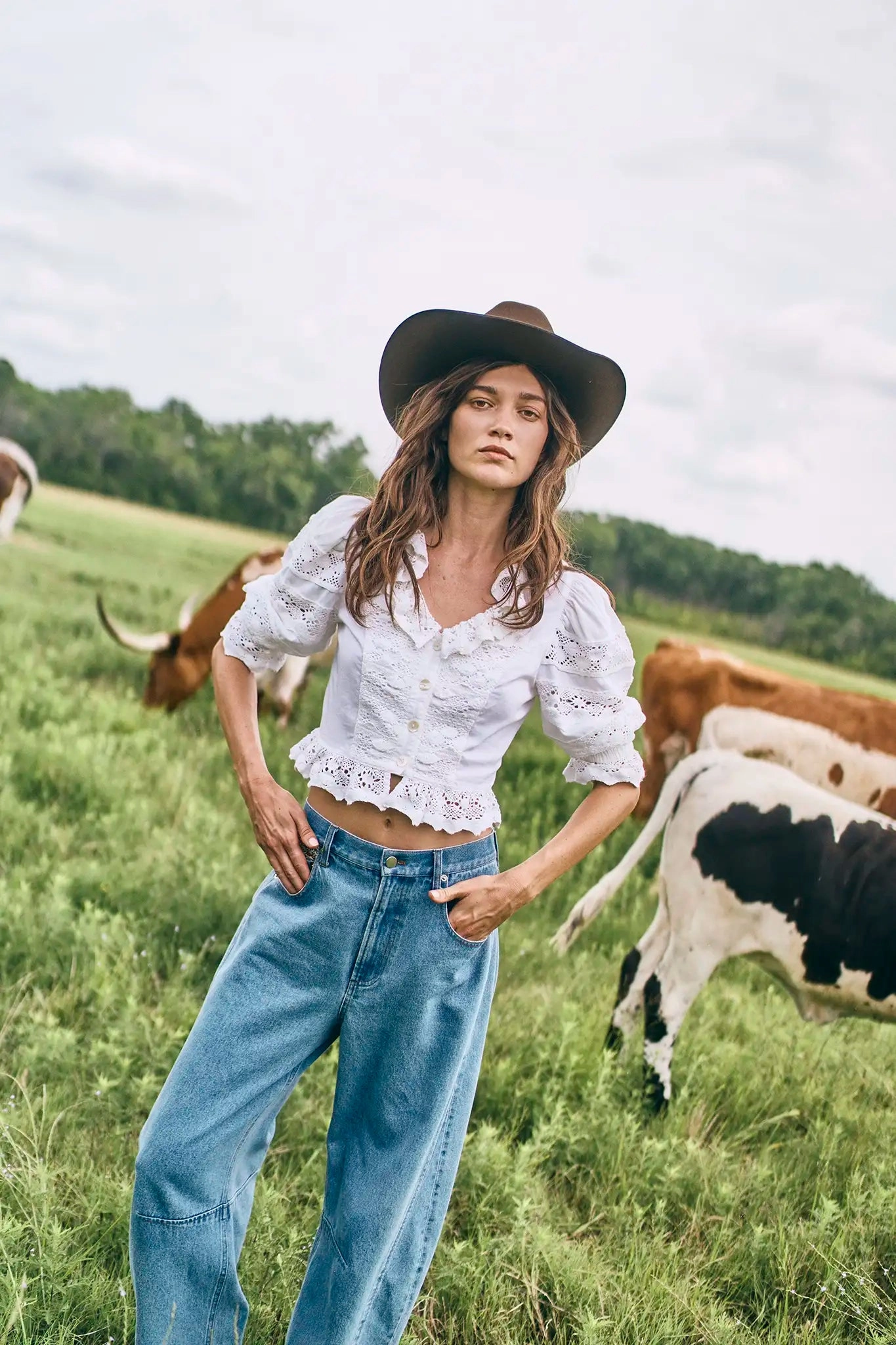 ElasticEdgeBinding Primrose Blouse