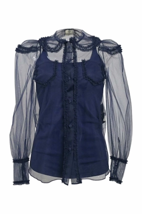 [WW37391] Fendi | Shirt Cooling Mesh Lining Perfect Layering