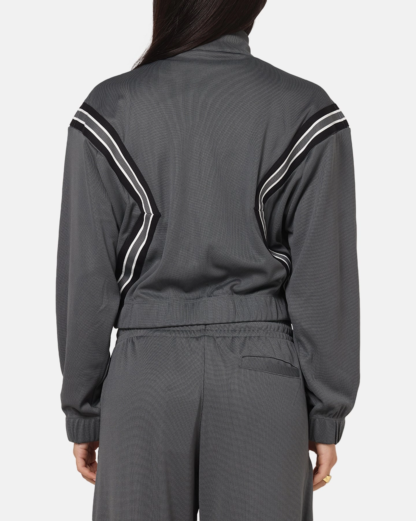 Multi Pocket Functional Design Eco Conscious Packaging Jordan Women's Brooklyn Full-Zip Track Jacket Iron Grey