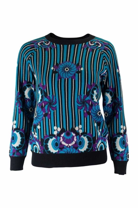 [WW18114] James Coviello x Anna Sui  | Knitwear ribbed texture Double Layered Hem
