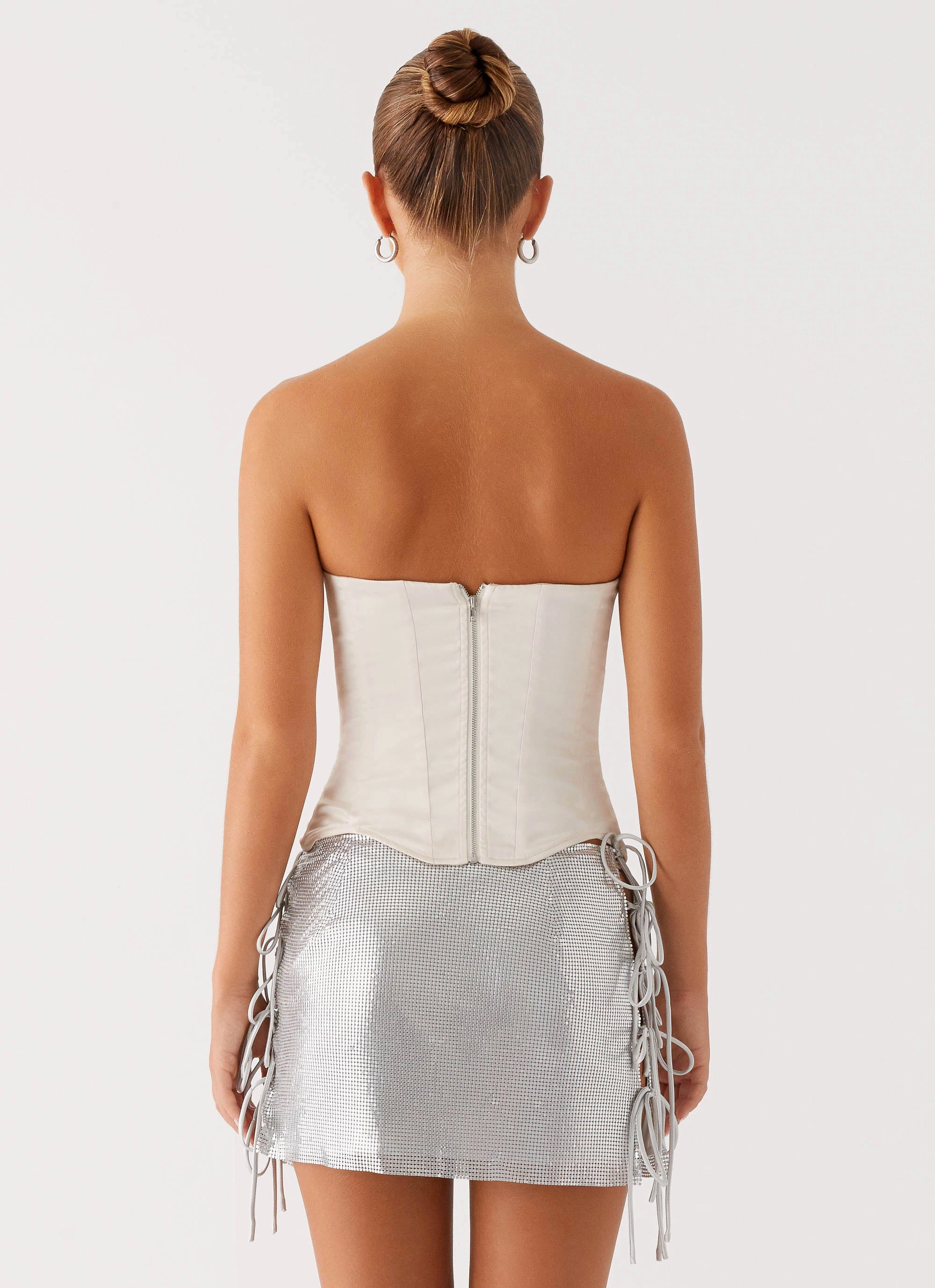 Radar Satin Corset - Ivory AntiPill Surface