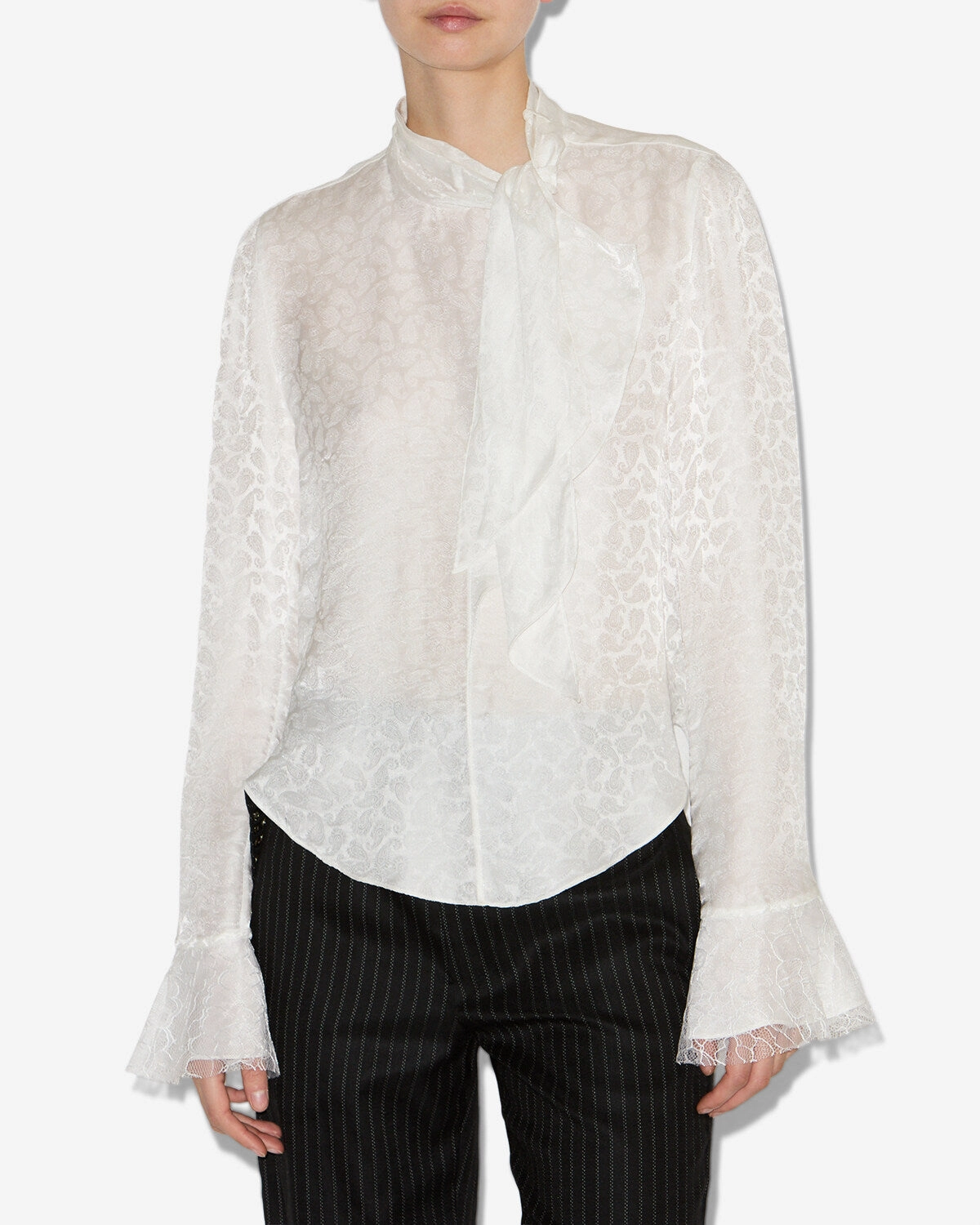 Layering Piece Reinforced Hems RAPHAELLA BLOUSE