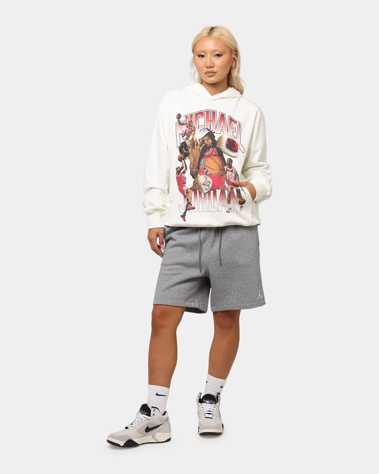 TemperatureRegulating Material Jordan Jumpman Flight Graphic Fleece Pullover Hoodie Sail