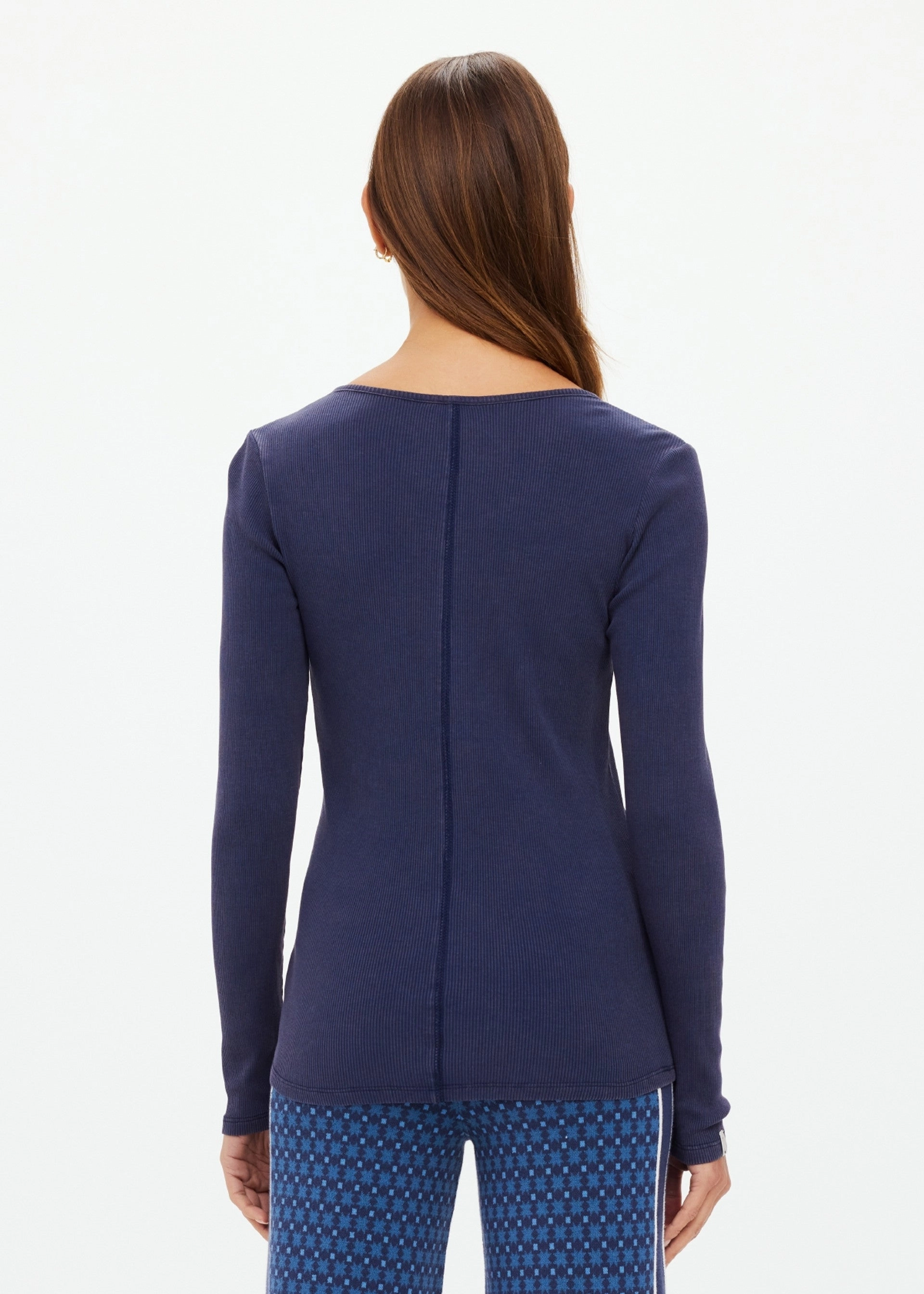 Ness Ribbed Long Sleeve UPF Protective Fabric