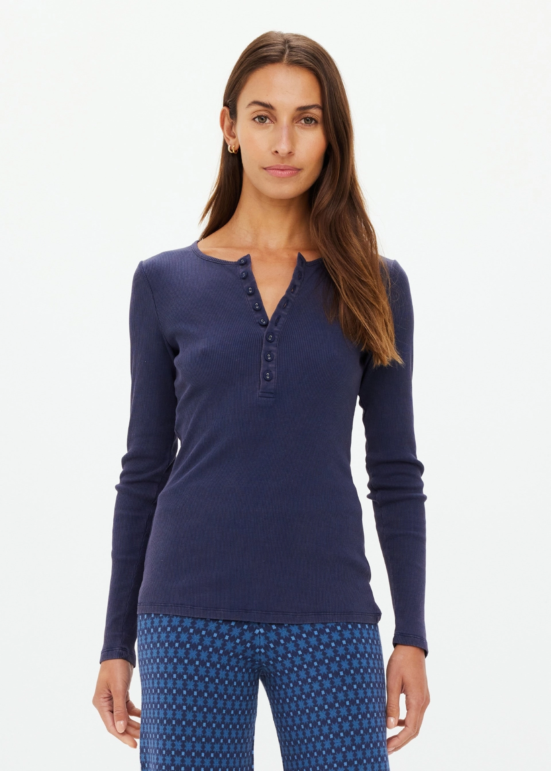 Basic Tank Interlock Weave Ness Ribbed Long Sleeve
