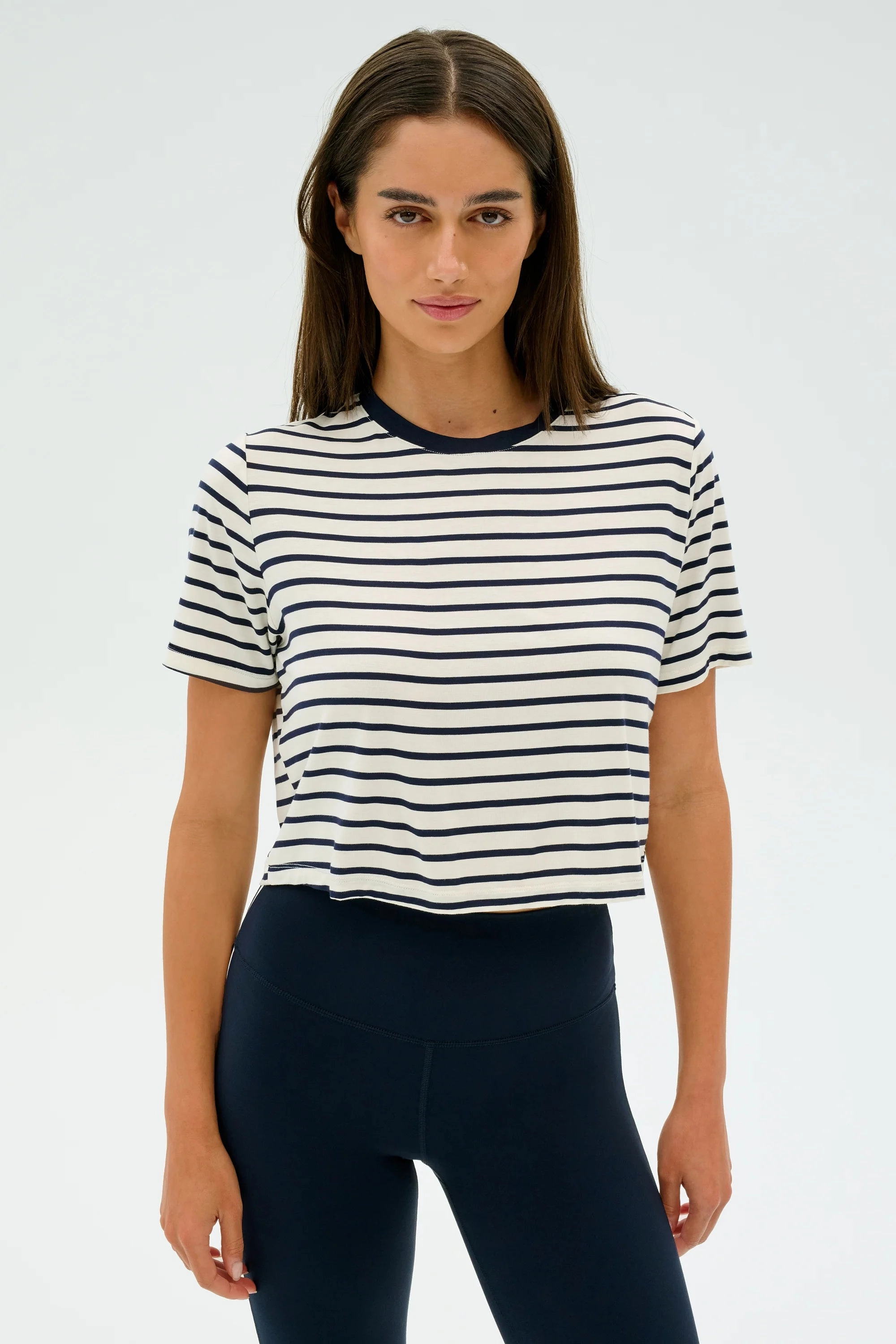 Reflective Safety Accents Djuna Crop Ringer