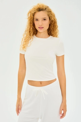 Jennie Jersey Tee Multi Way Adjustable Fit Bonded Seam Technique