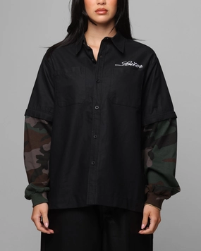 ReinforcedStitching Loiter Art Studio Work Shirt Black/Camo