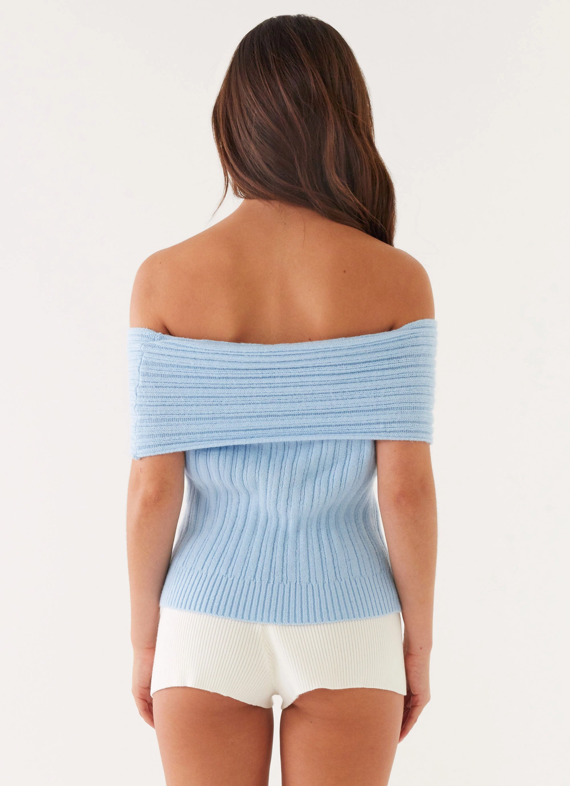 Rosen Knit Top - Blue AntiStaticTreatment