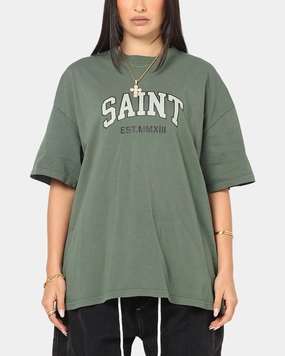 DurableReinforcement HiddenZipper Saint Morta Established T-Shirt Green
