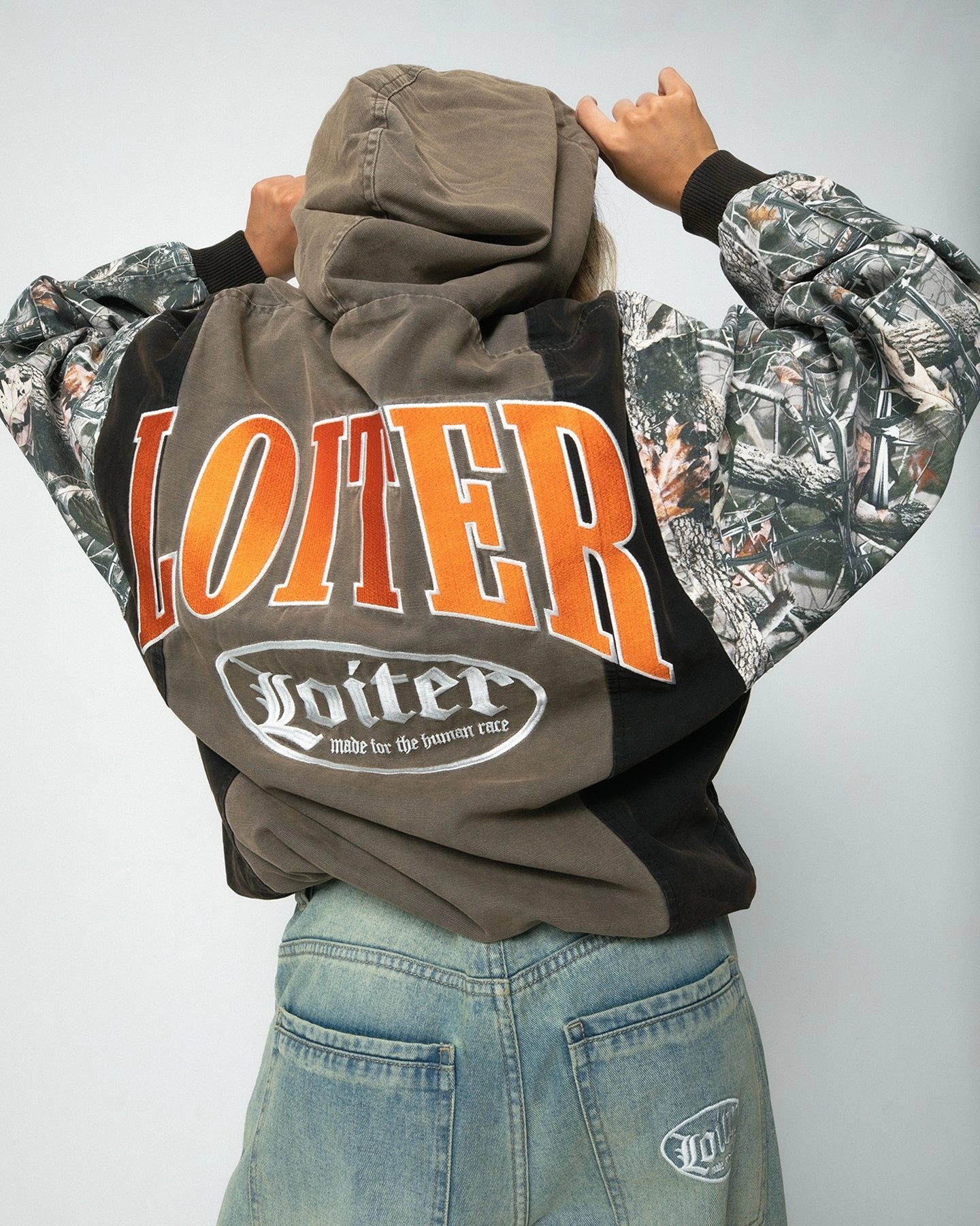 Loiter Splinter Hoodie Khaki/Camo SnagProof
