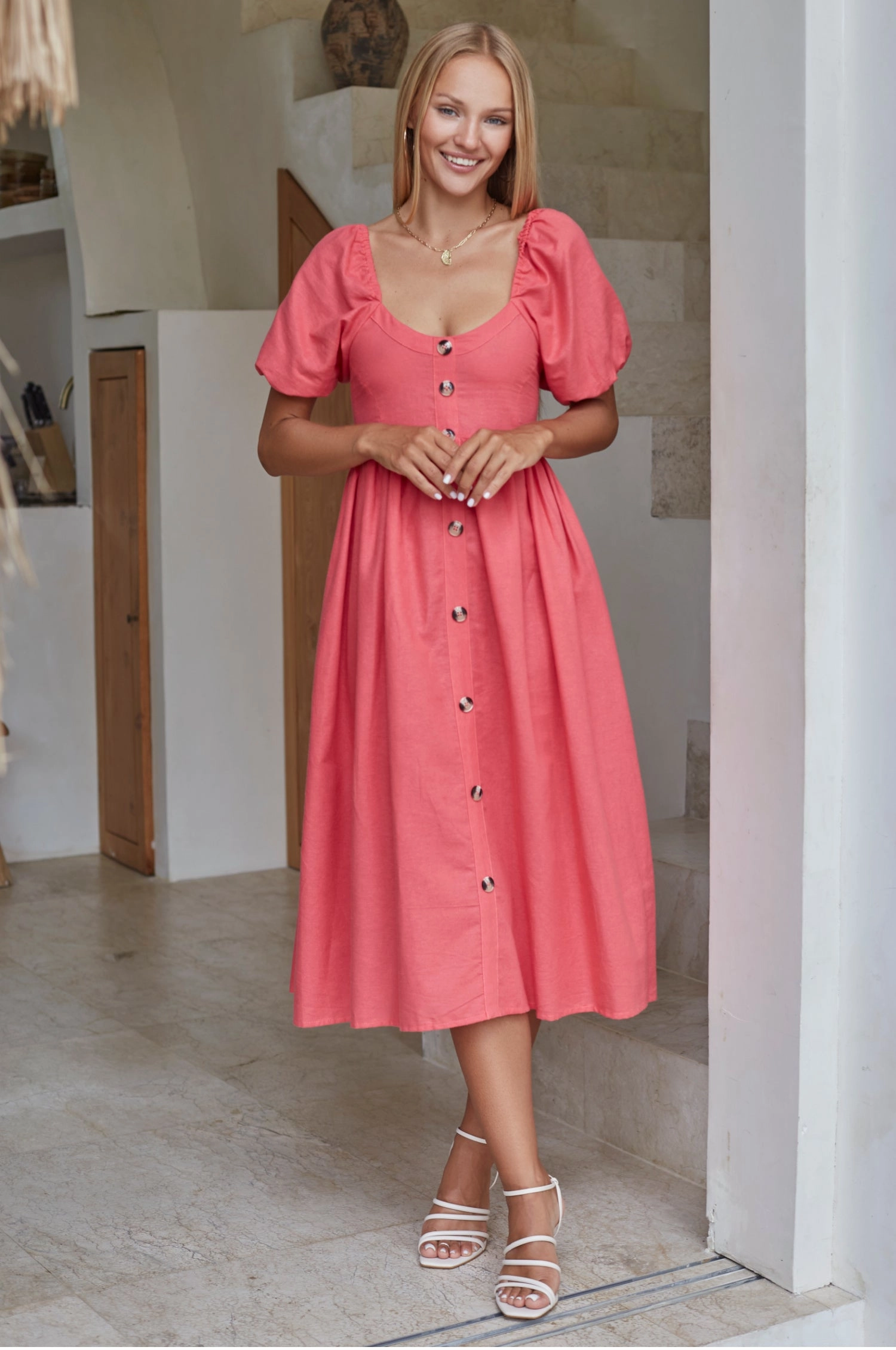 Adele Midi Dress (Sale) Grace Walk Relax Form