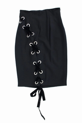 [WW7987] S.Nine by Susanna soo | Pencil Skirt Pocket Design Leg Elongating