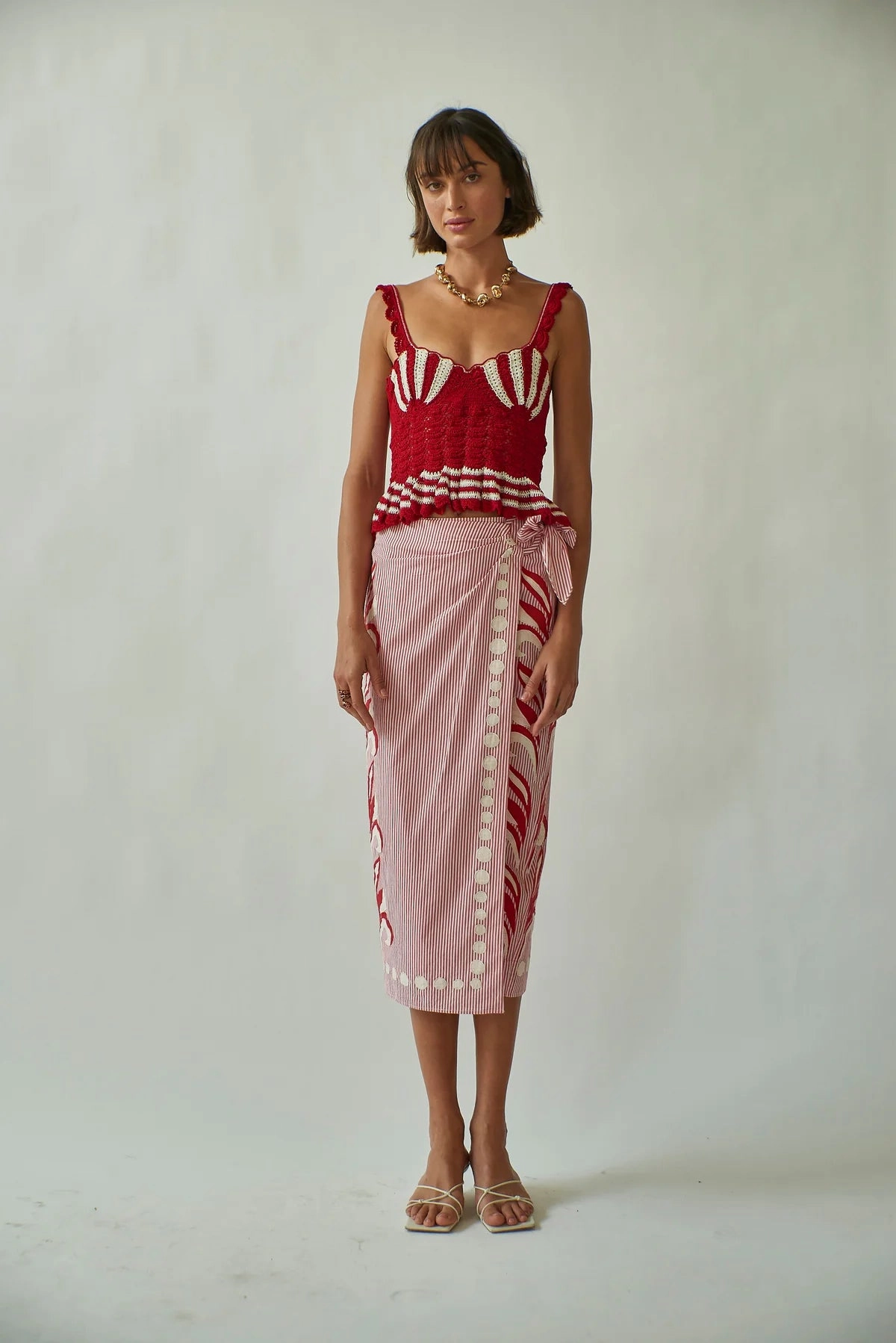 Shell Crochet Tank Top Summer Sweater