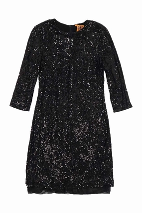 [WW30632] Tory Burch | Mini Dress Neutral Base Effortless Layer Wear