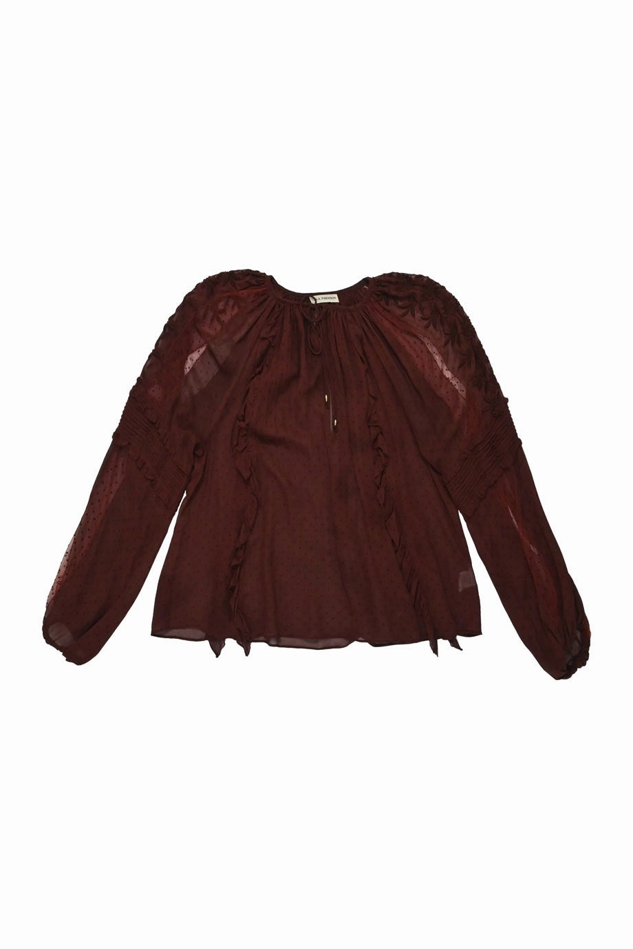 [WW32749] Ulla Johnson | Long sleeve top Colorfast Dye Method Chic Look