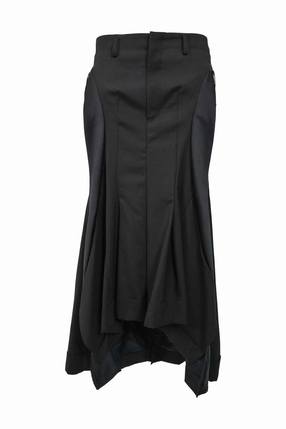Twist Front Neat Mood [WW38370] Junya Watanabe | Midi Skirt