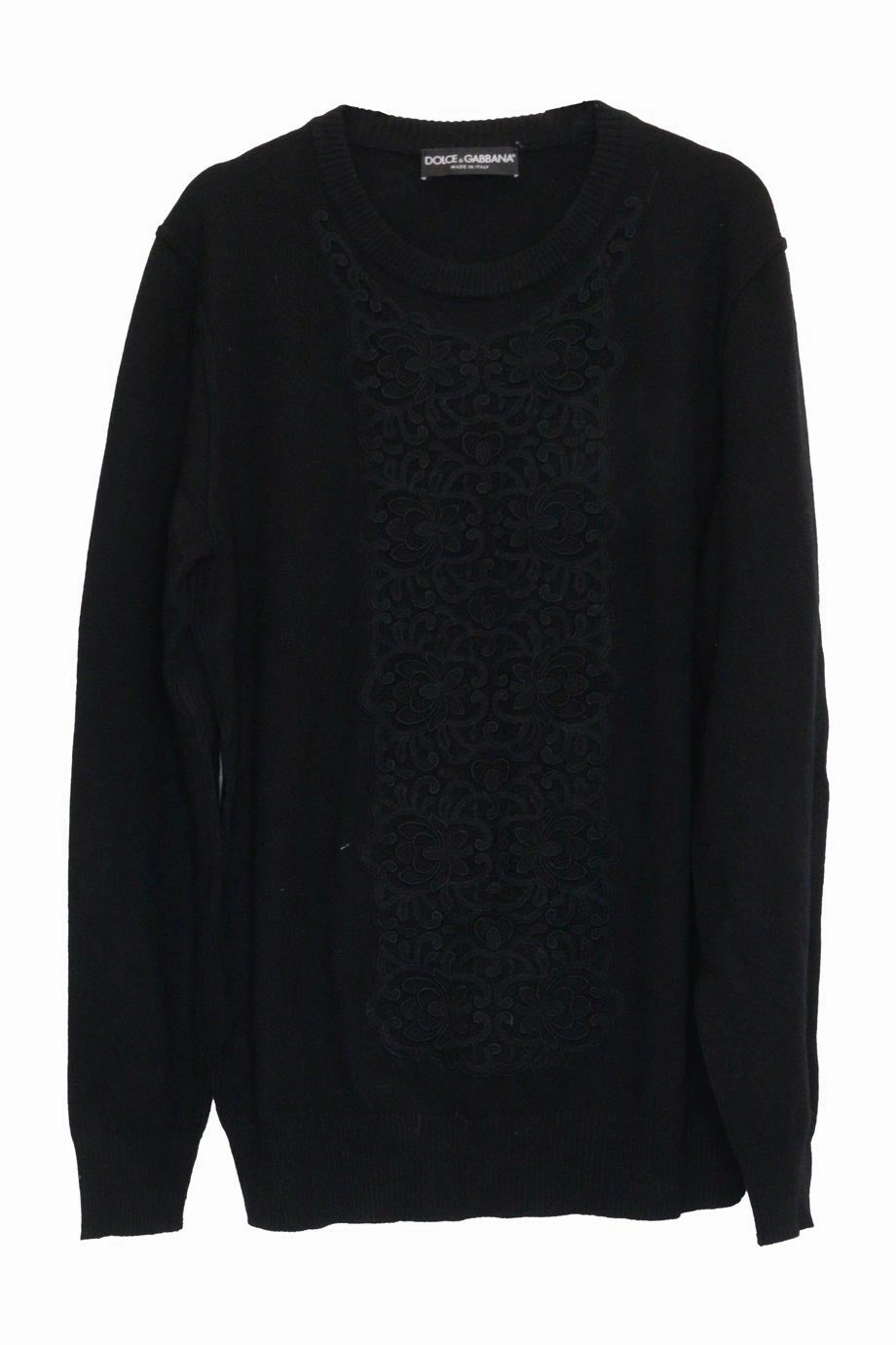 [WW24395] Dolce & Gabbana | Knitwear Layered Weight Distribution Guide Anti Pilling