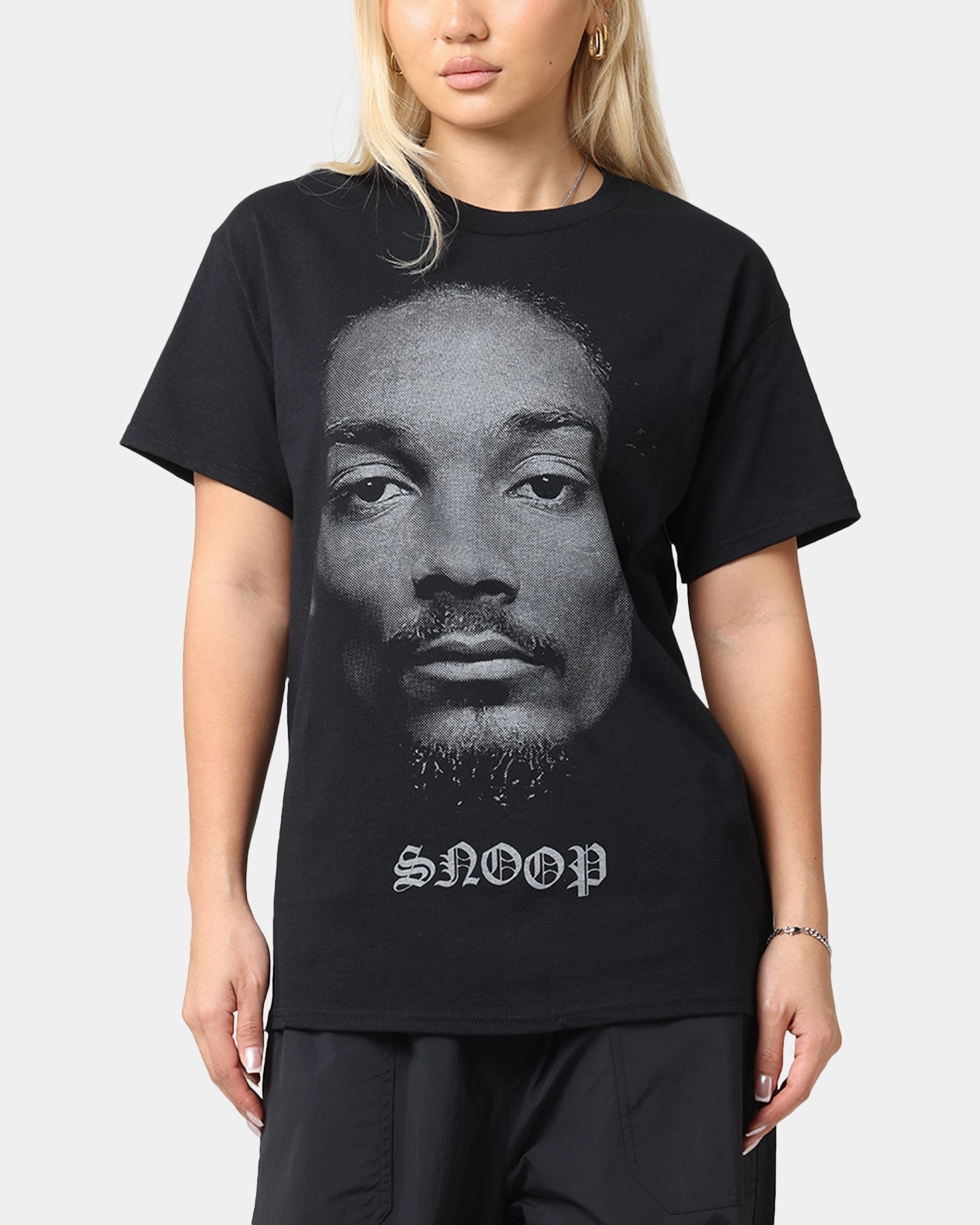 HighCollar Design Snoop Dogg Big Face T-Shirt Black