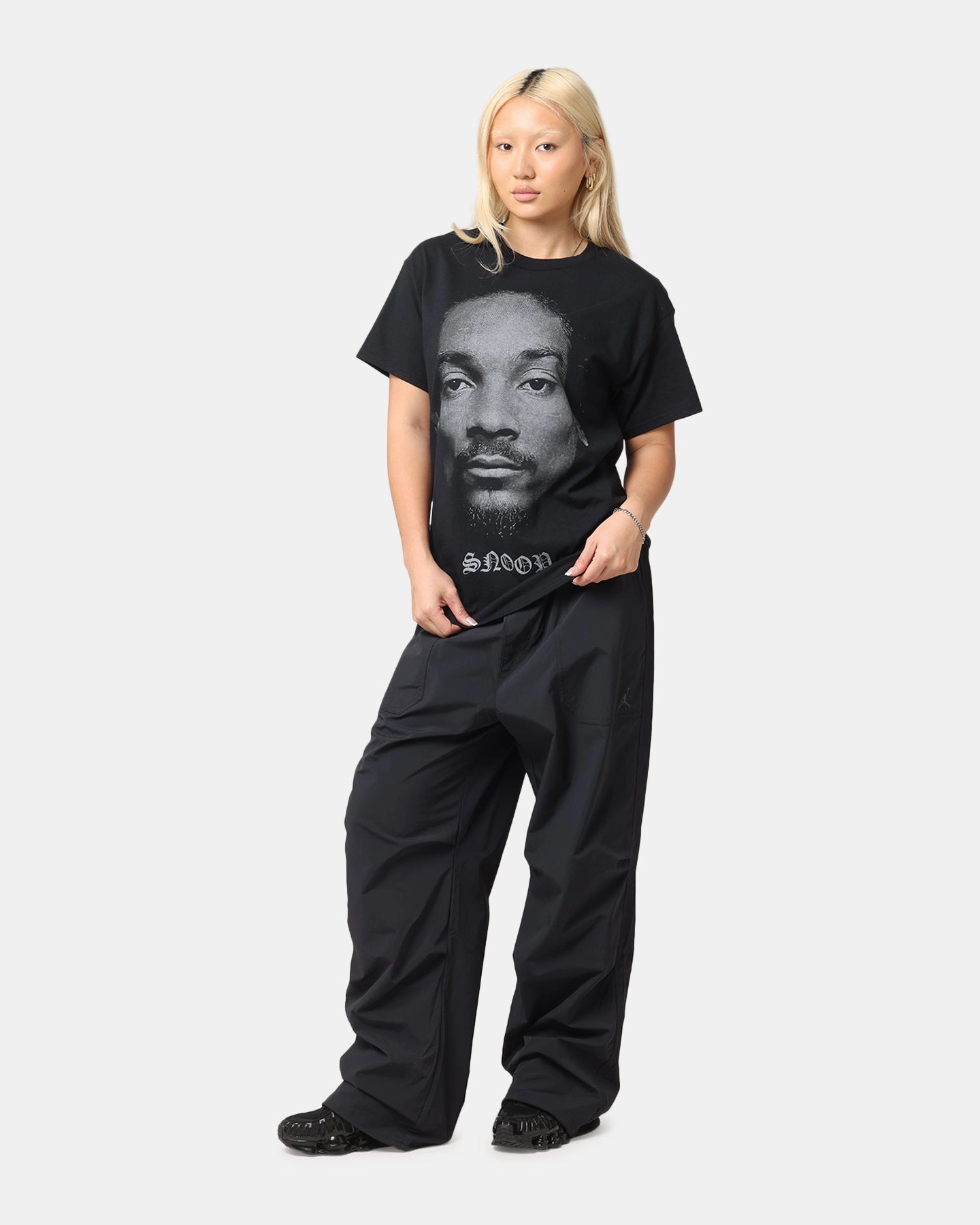Snoop Dogg Big Face T-Shirt Black MultiPocket Configuration elegant design