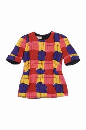 LightweightTexture Basic Long Sleeve [WW30585] Marni | Short sleeve top