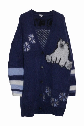 Merino Wool Layered Neckline [WW23444] Loewe | Knitwear