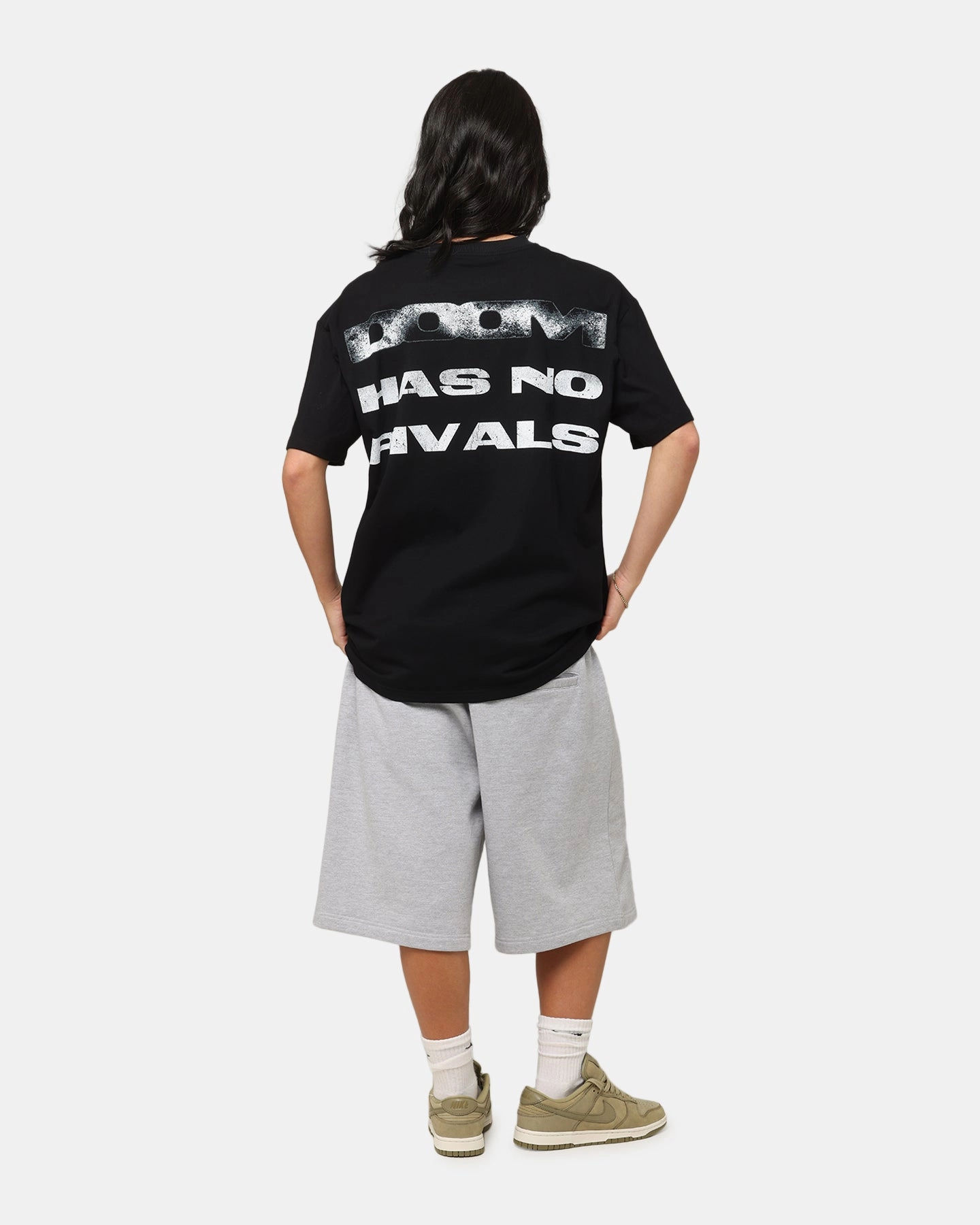 TaglessCollars Goat Crew Marvel Doctor Doom No Rivals Heavy T-Shirt Black