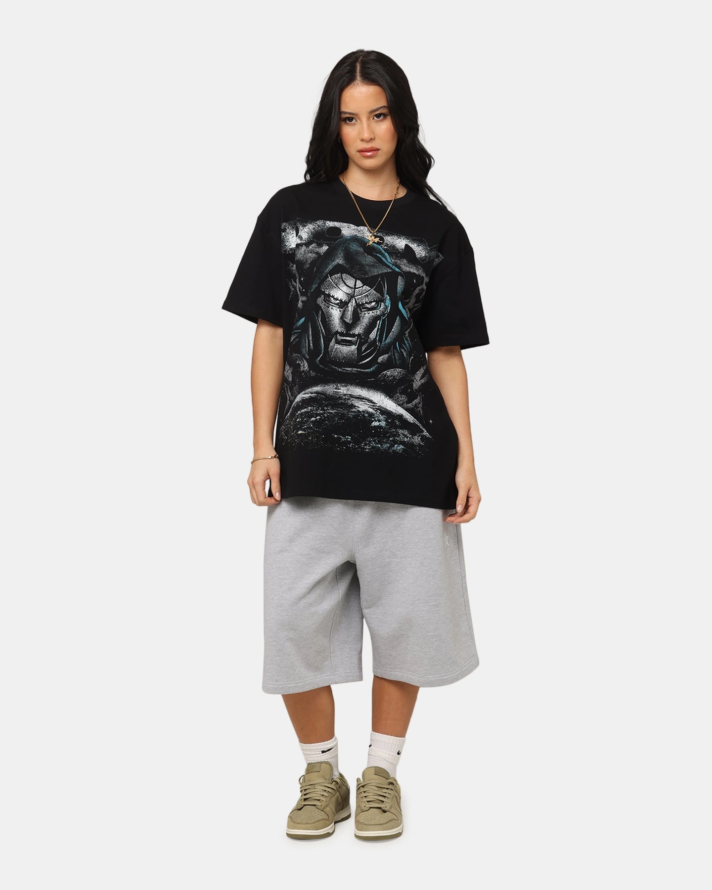 Goat Crew Marvel Doctor Doom No Rivals Heavy T-Shirt Black RecycledBlend