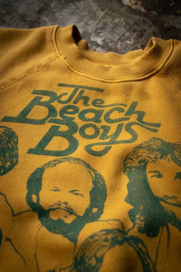 Beach Boys Short Sleeve Sweatshirt Sporty T-shirt SweatGuard Lining