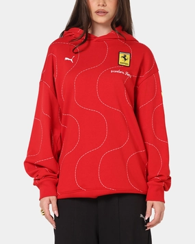 StretchComfortDesign Puma X Scuderia Ferrari Monza Hoodie Rosso Corsa