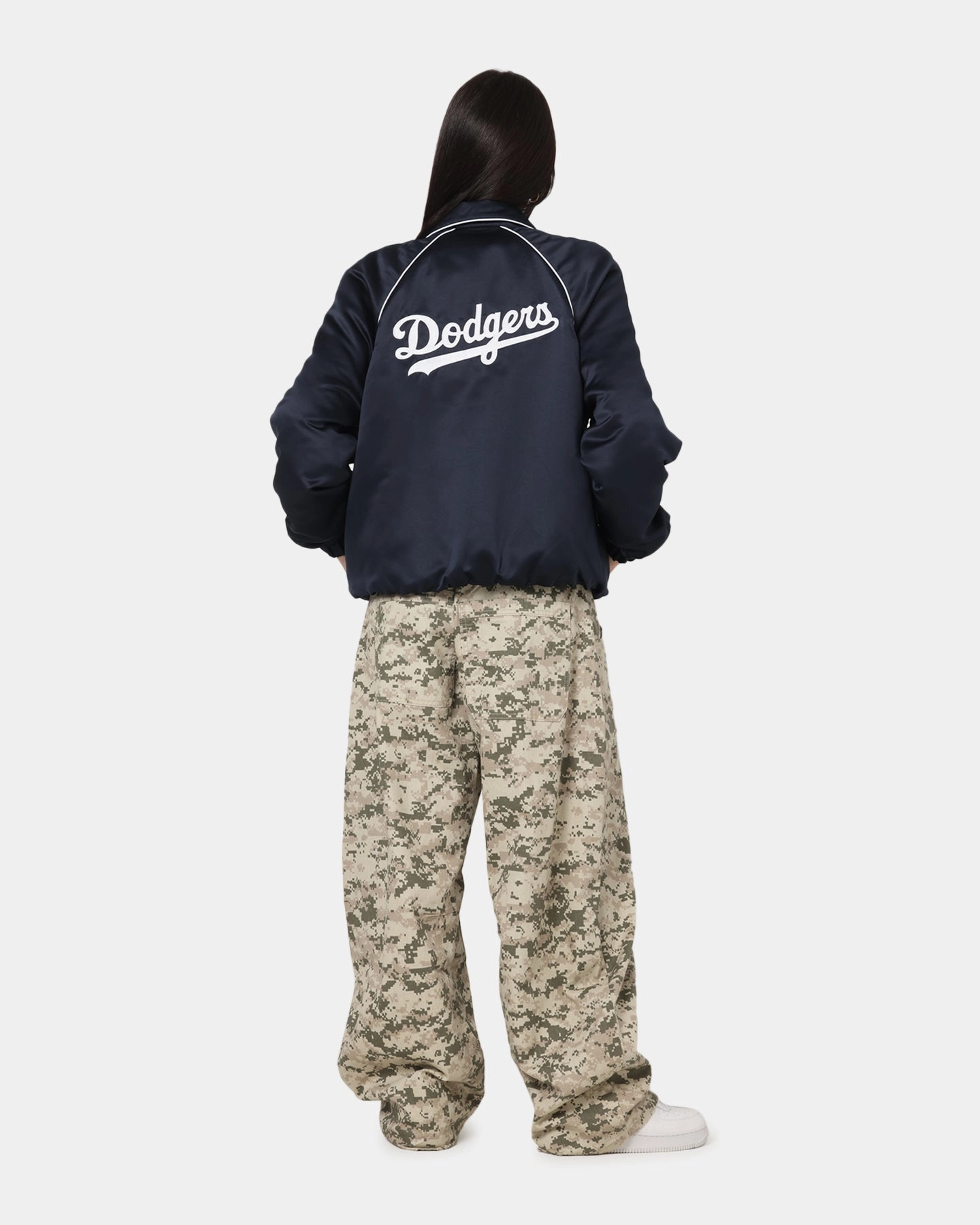 Light Deflection Fabric New Era Los Angeles Dodgers MLB Club Jacket Navy