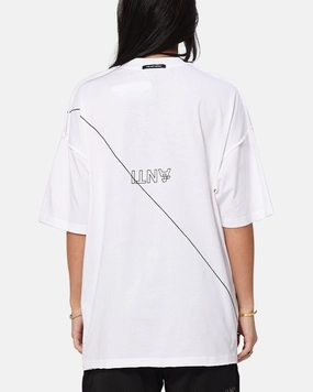 All-Purpose Wear NonRestrictive Cut The Anti Order XY Aesthetic Non Seam T-Shirt White/Black
