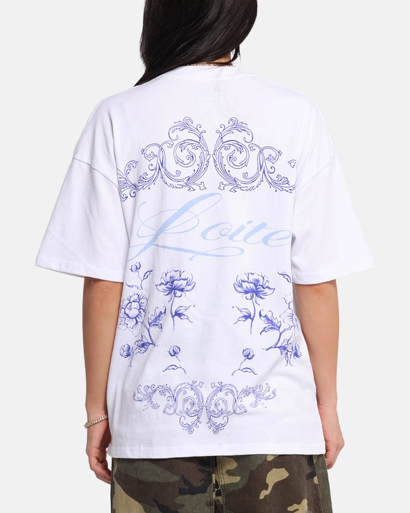 Loiter Fine China T-Shirt White OdorResistant Reverseble Design