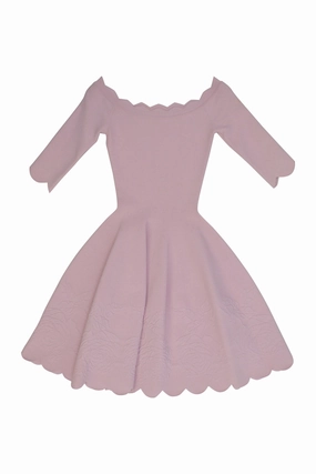 Modest Look Runway-Ready [WW36793] Alexander McQueen | Mini Dress