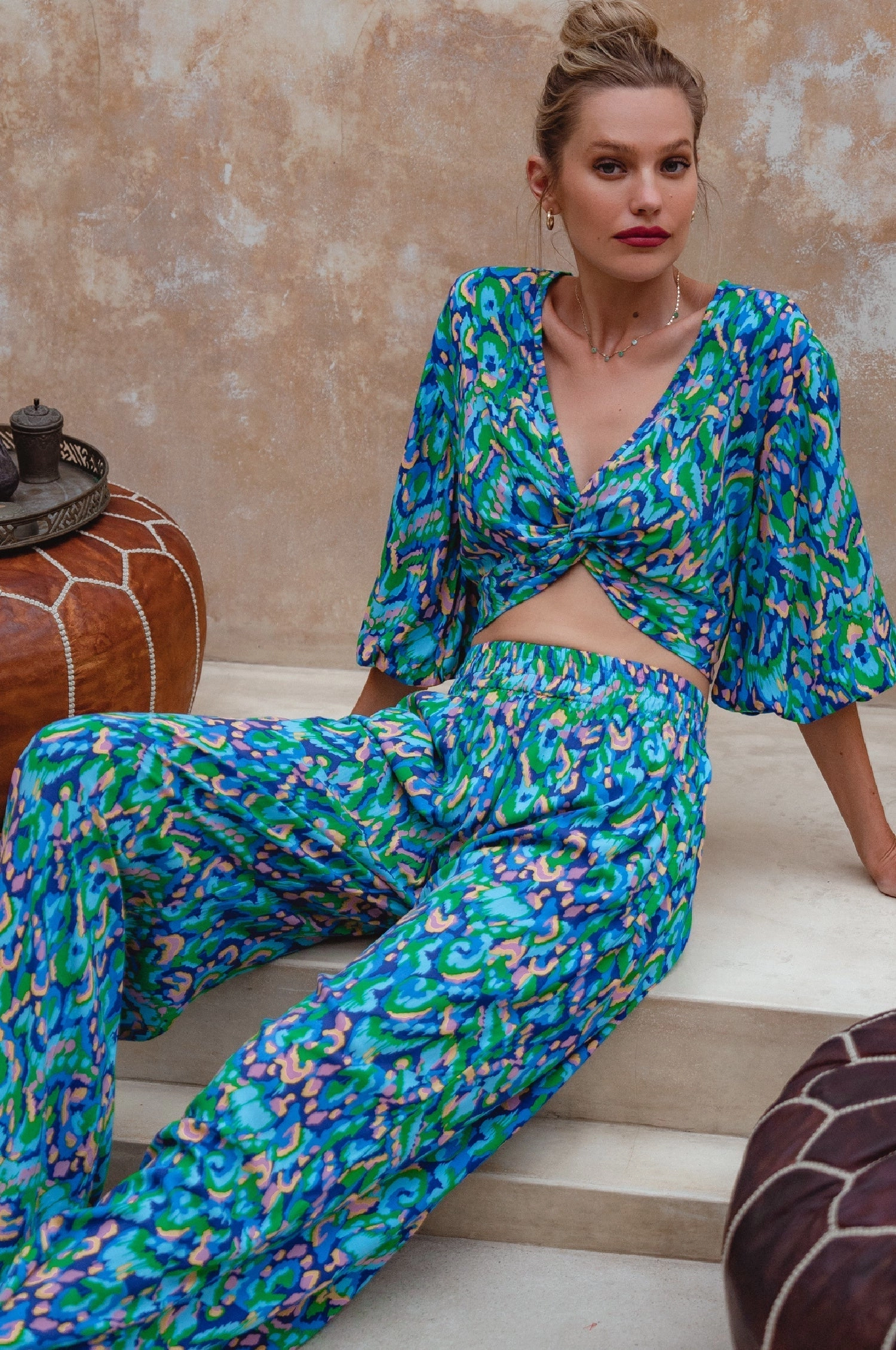 Fatima Wide Leg Pants (Sale) Mood Flex Cozy Wearable