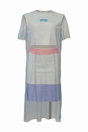 Classic Comfort Striped-Pattern [WW41124] Fengyi Tan | Shift dress