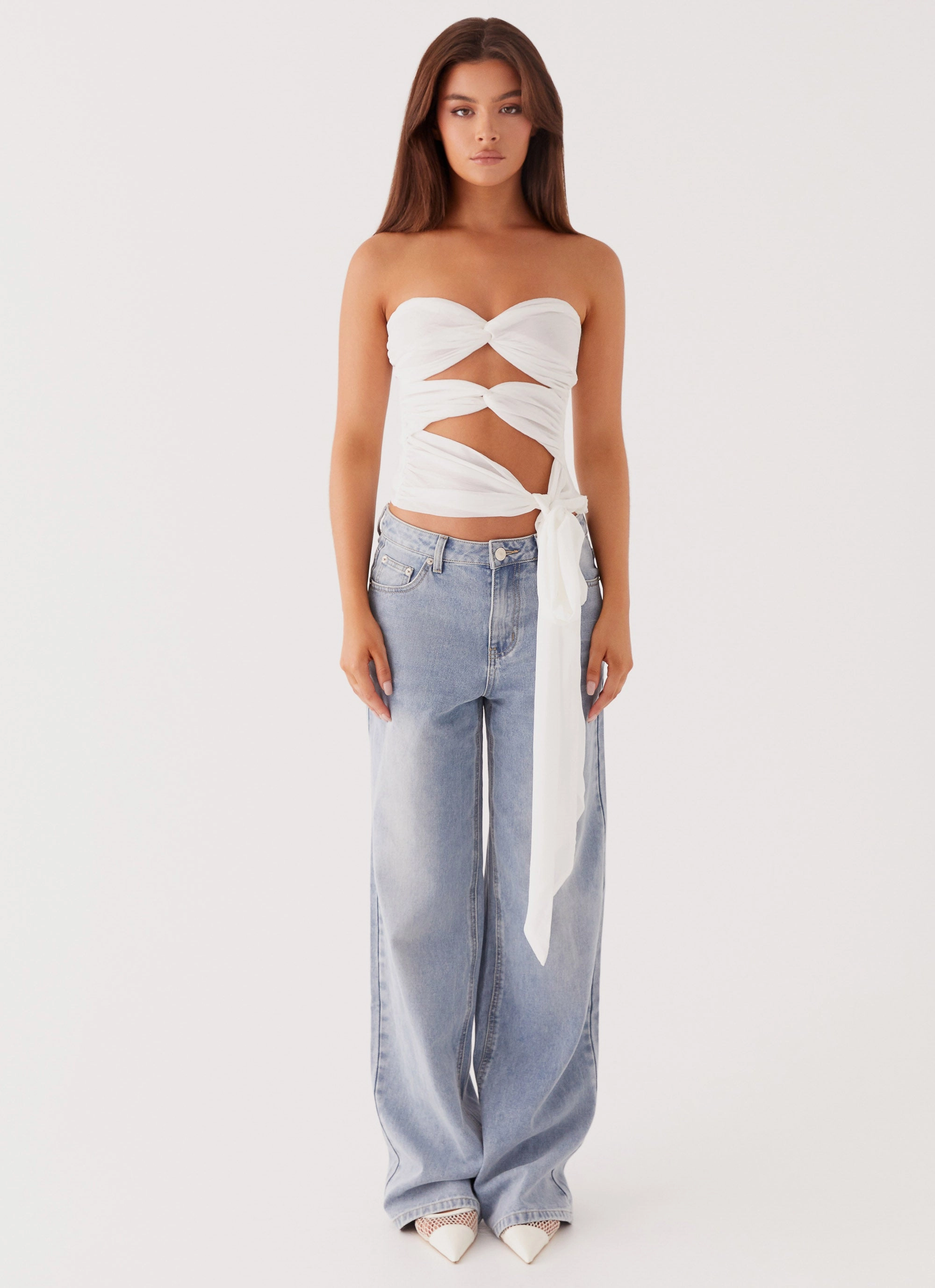 Sunlight Cascade Top - White Odor Resistant