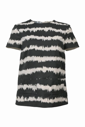 Contrast Stitching [WW41140] Prada | Short sleeve top