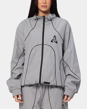 The Anti Order Stereo Nylon Track Jacket Grey Luxurious Feel