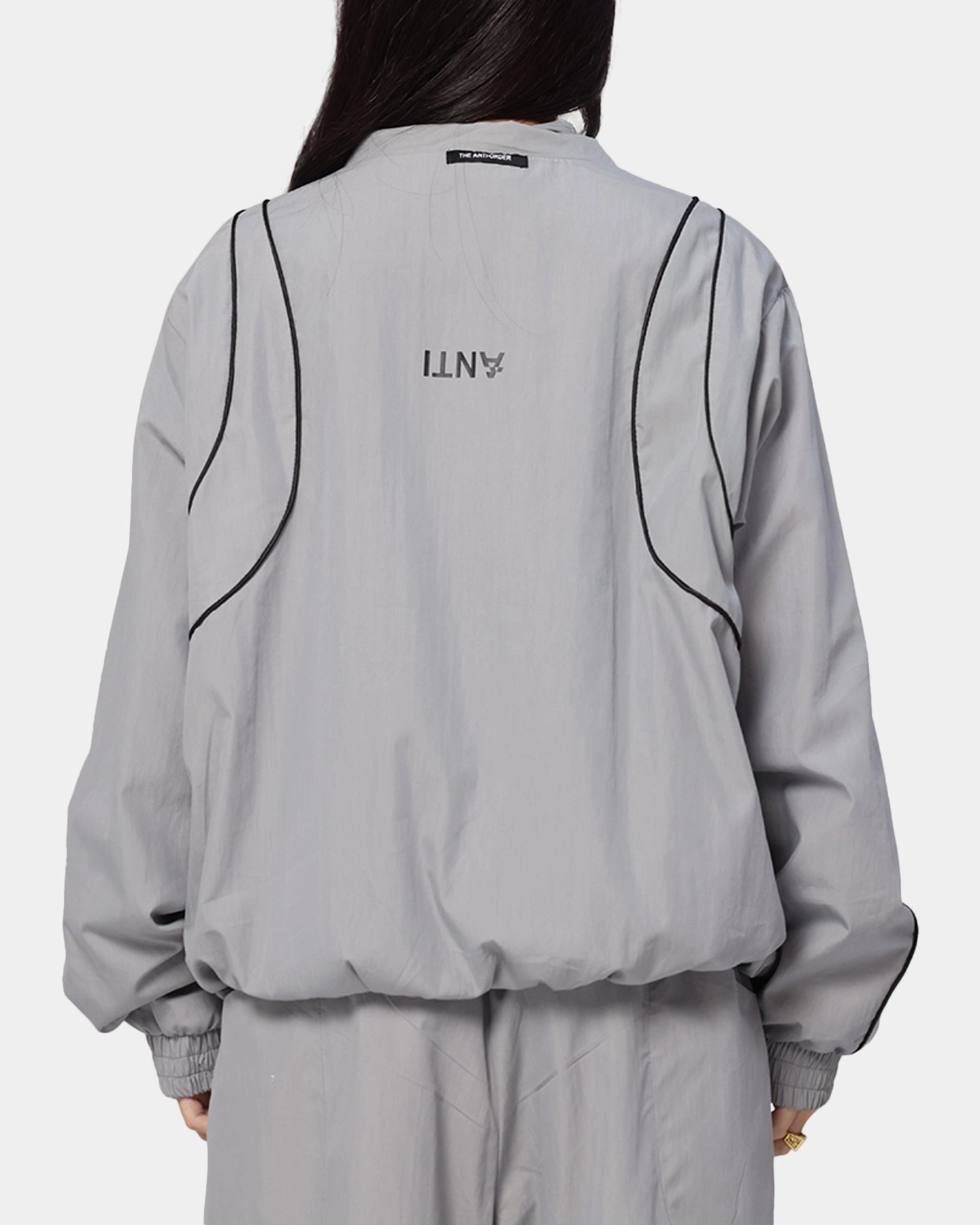 Snag Free Fabric The Anti Order Stereo Nylon Track Jacket Grey